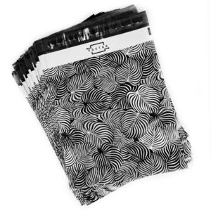 100 polymailers 10x13 in black minimalist ship new